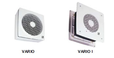 Axiálne ventilátory Vario