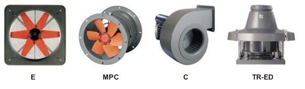 Priemyselné ventilátory